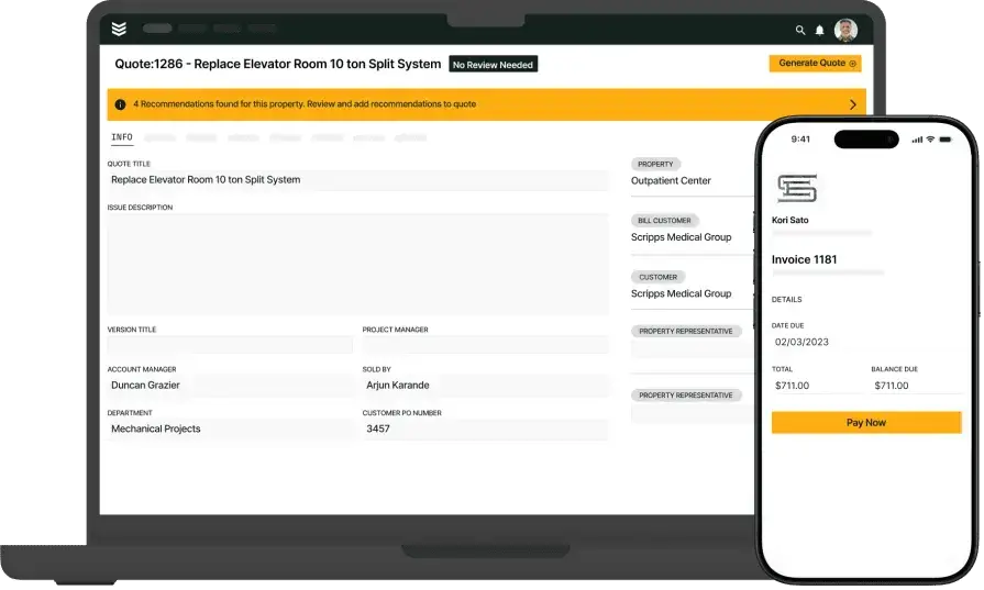 BuildOps estimating workspace